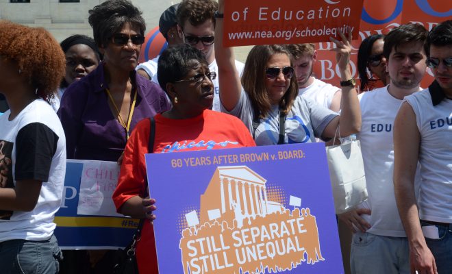 school segregation protest