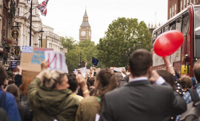 protest against Brexit