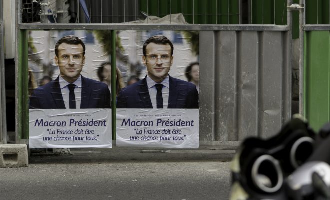 Emmanual Macron poster