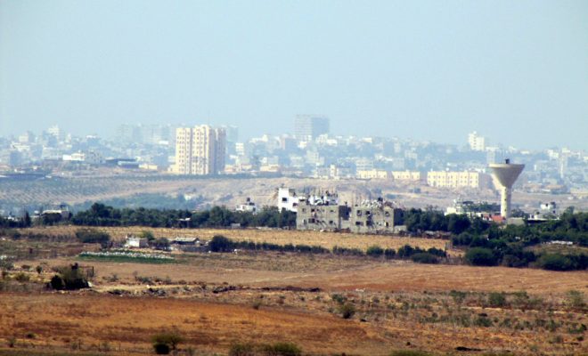 Gaza strip controlled by Hamas